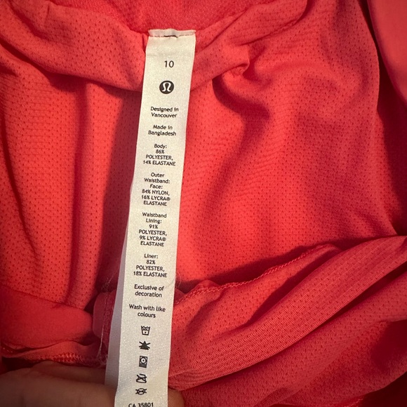 Lululemon Hotty Hot 2.5 - Pink highlight - NWOT - Picture 8 of 8